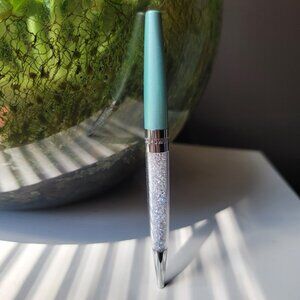 NWOT Swarovski Green Blue Crystalline Pen